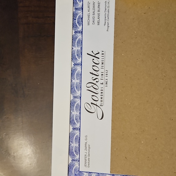 Women's 14 kt White Gold London Blue Topaz & Diamond Ring - Picture 10 of 10